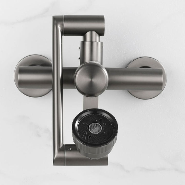 BowLift | Modern Wall-Mount Kitchen Faucet Single Handle Faucet in Chrome