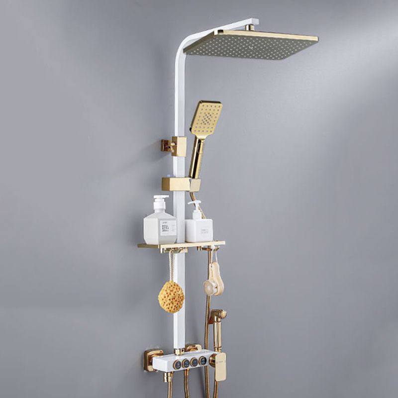 BowLift | Modern Shower System Wall-Mounted Stain-Resistant Shower System with Hand Shower