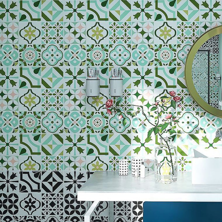 BowLift | Mosaic tile peel & stick Modern plastic tile peel & stick