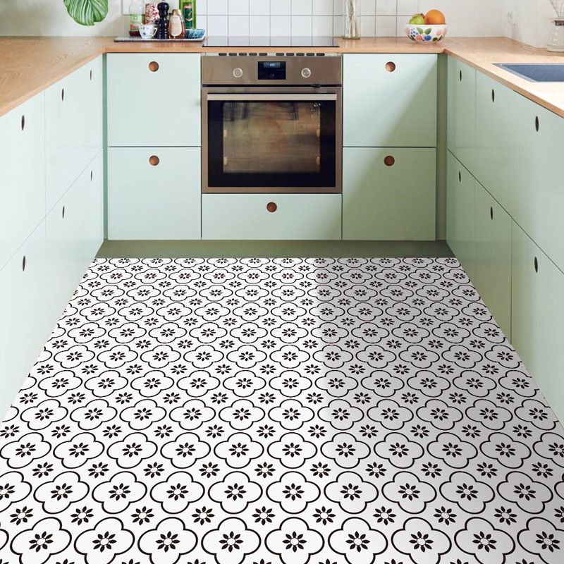 BowLift | Plastic Peel & Stick Tile Square Print Field Tile for Kitchen and Bathroom