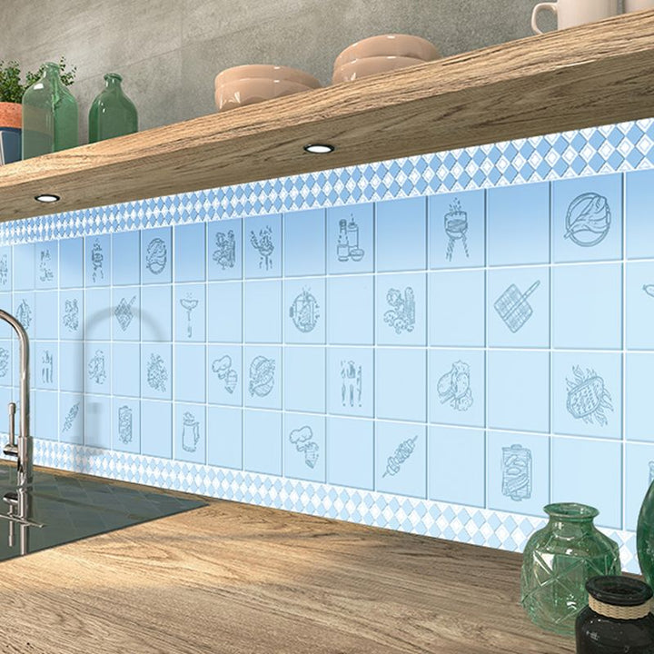 BowLift | Modern Tiles - Peel and Stick Plastic Square Peel and Stick Wall Tiles for the Kitchen