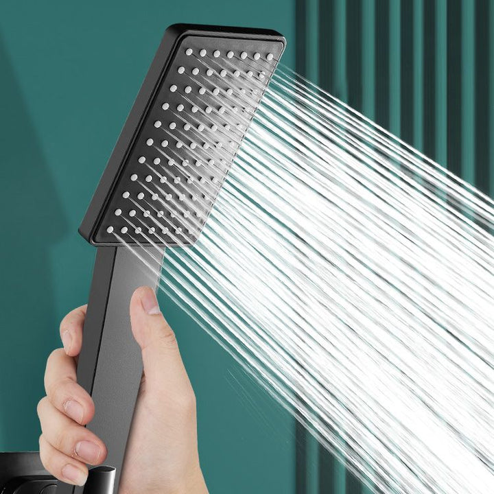 BowLift | Contemporary Handheld Supercharged Shower Head Square Turbo Spray Head