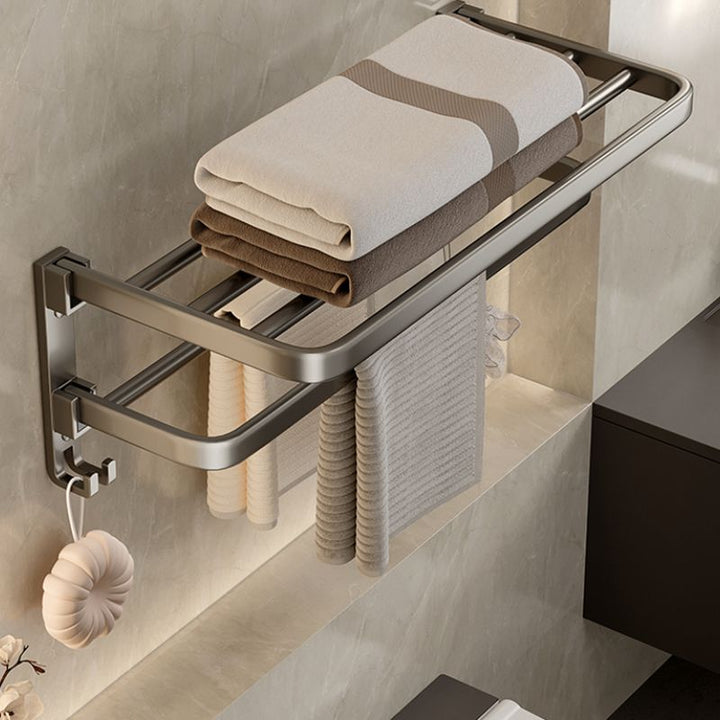 BowLift | Modern Stainless Steel Bathroom Shelf Bathroom Accessories Set Towel Holder Bathroom Set