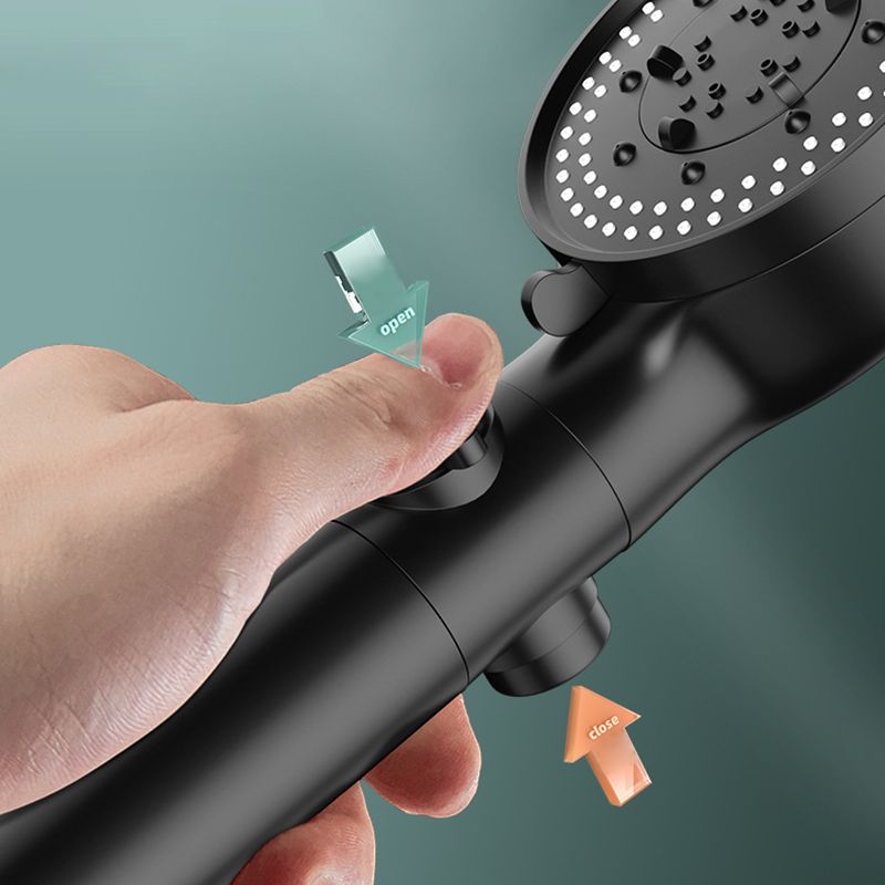 BowLift | Bathroom Showerhead 5-Spray Round Handheld Shower Holder Wall Mount Showerhead
