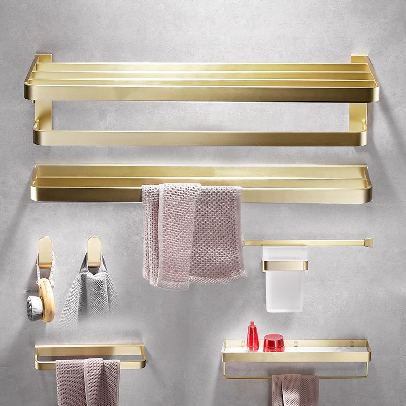 BowLift | Brushed Brass Bathroom Hardware Set Retro Golden Bathroom Accessories Set