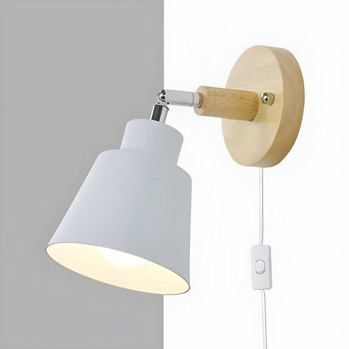 BowLift | Wall Light With Wood Accent For Bedroom