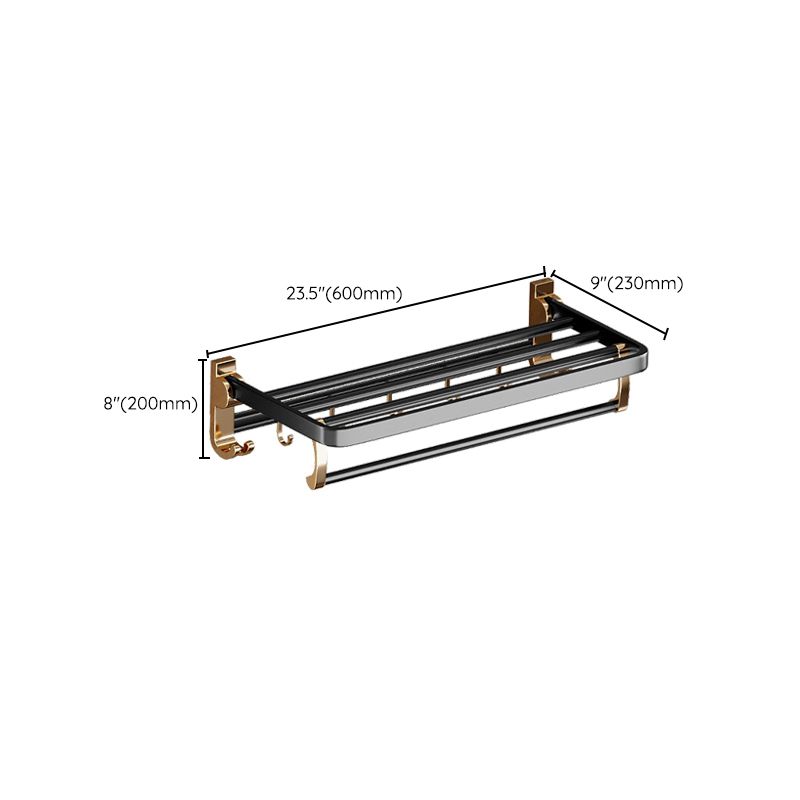 BowLift | Traditional Black Aluminum Bathroom Fittings Set Bathroom Accessories Kit