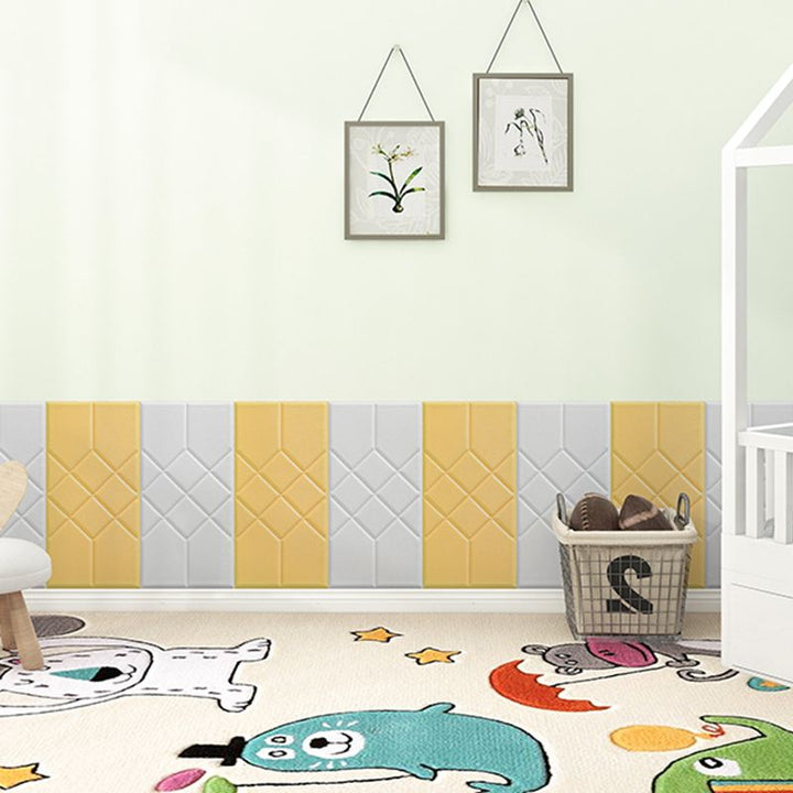 BowLift | Modern PVC Cap Verflooring Smooth Wall Interior 3D Living Room Board Set of 2