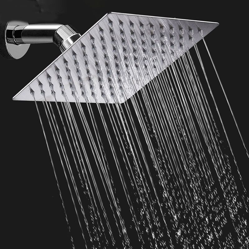 BowLift | Contemporary Shower Combo Fixed Shower Head Stainless Steel Wall Mounted Square Shower Head