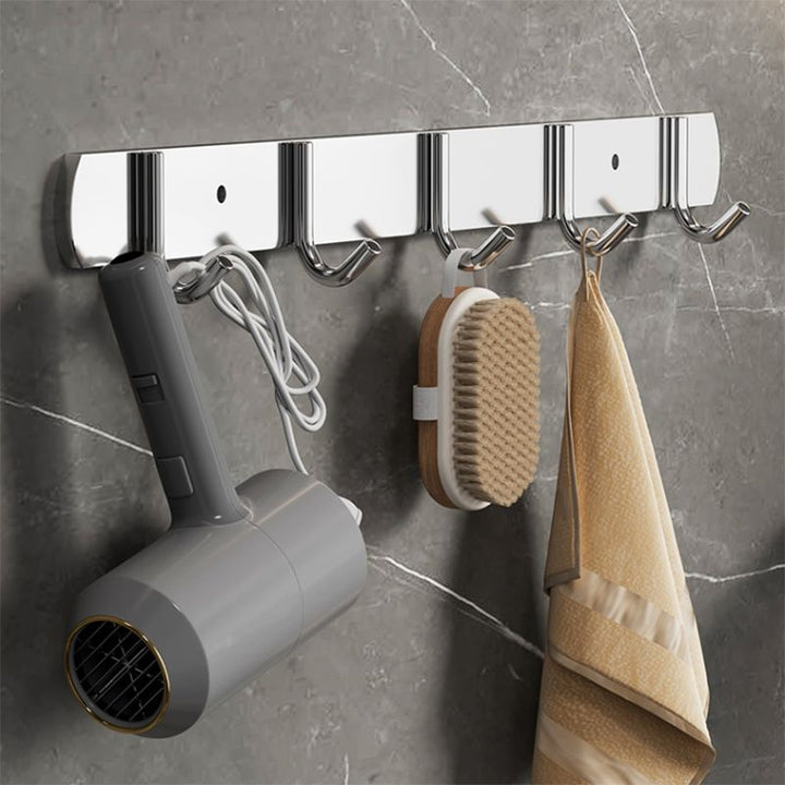 BowLift | Modern Polished Chrome Bathroom Accessory Set made of Stainless Steel