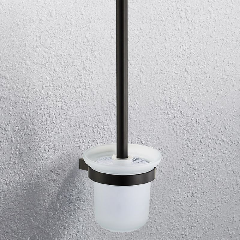 BowLift | Modern black bathroom accessory set towel holder bathroom shelf bathroom faucet set