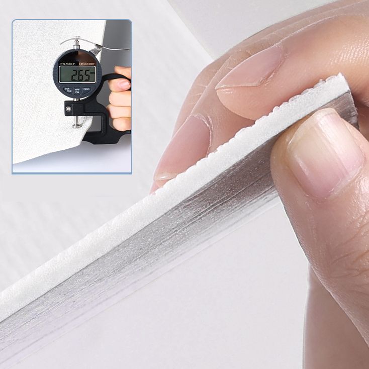 BowLift | Contemporary flax wall panel textured wall interior wear-resistant plank