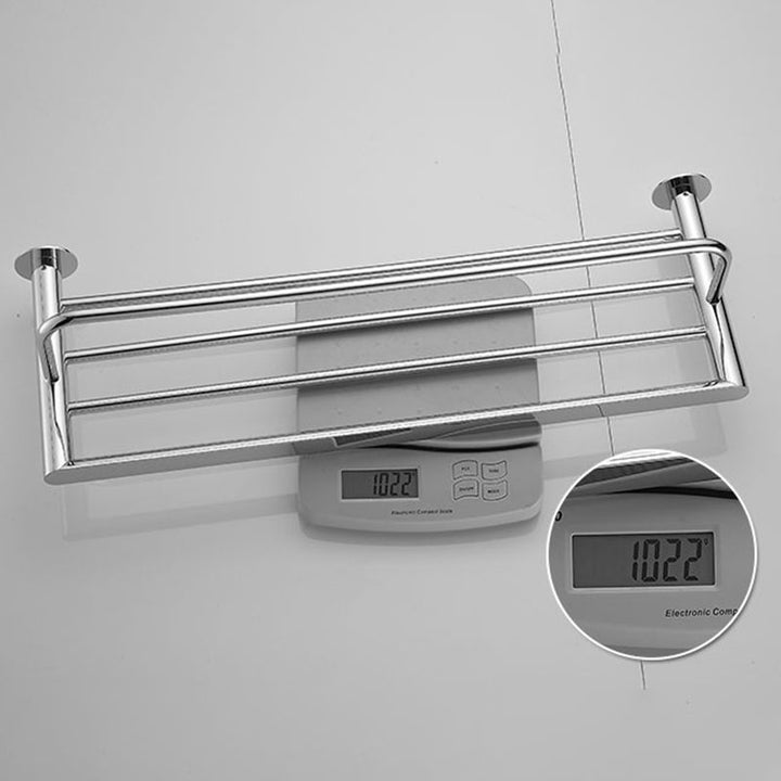 BowLift | Modern Bathroom Accessory Hardware Set Silver Bathroom Hardware Set