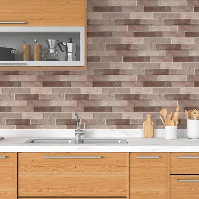BowLift | PVC Peel & Stick Tile Kitchen waterproof splash guard Peel and Stick Wall Tile Set of 18