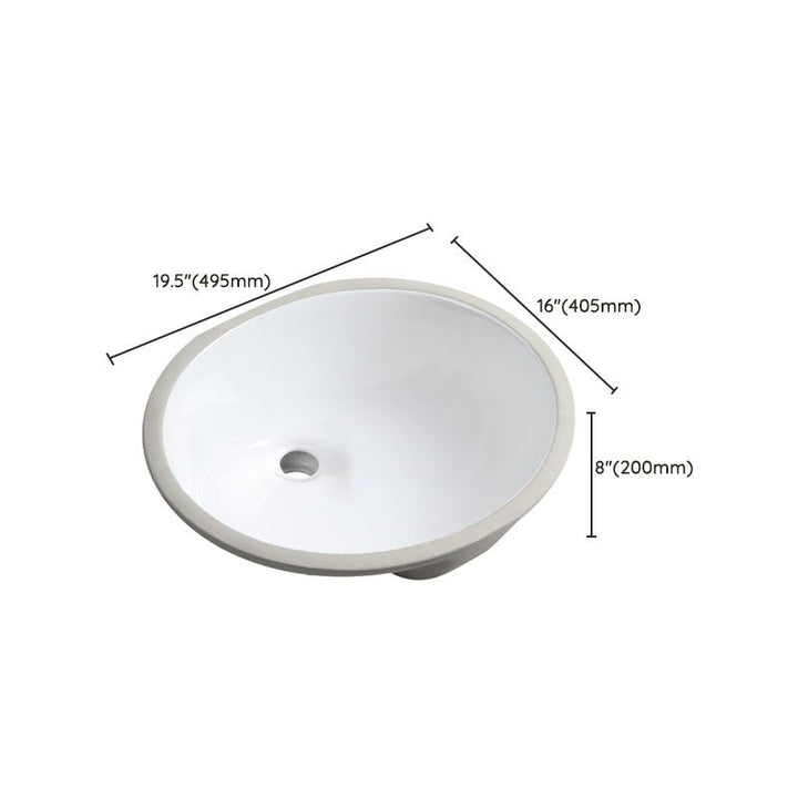 BowLift | Modern Oval Washstand Ceramic Table Installation Sink Bathroom