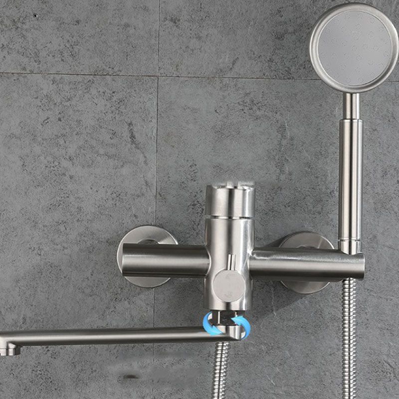 BowLift | Bathroom Bathtub Faucet Lever Handheld Shower Bathtub Faucet