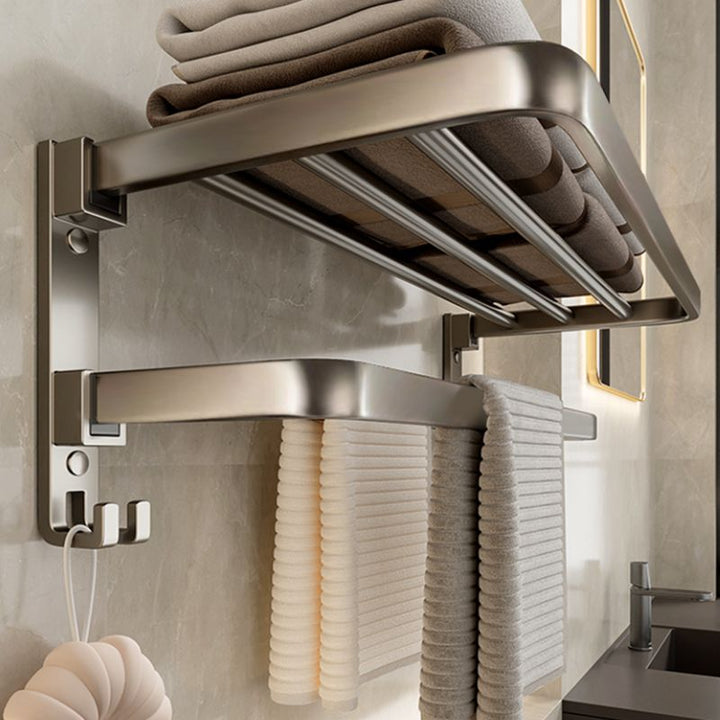 BowLift | Modern Stainless Steel Bathroom Shelf Bathroom Accessories Set Towel Holder Bathroom Set