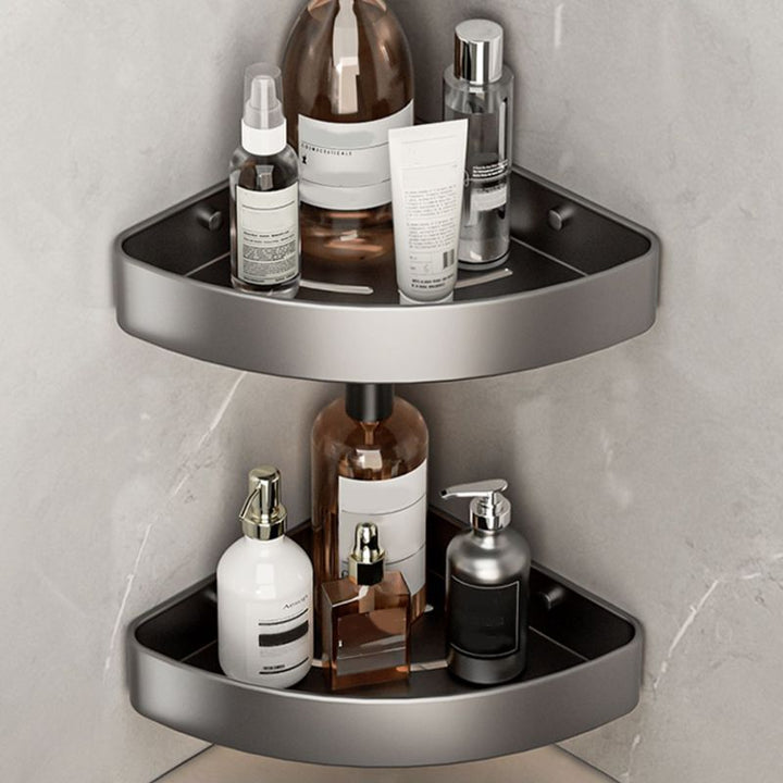 BowLift | Modern Bathroom Accessories Set Gray Towel Bar Bathroom Shelf Bathroom Hardware