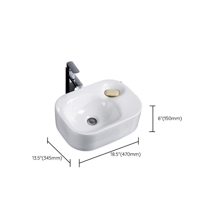 BowLift | Modern Sink Solid Color Porcelain Sink