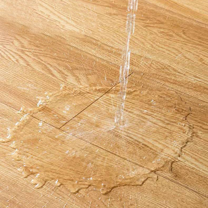 BowLift | 49"x8" width E0 natural solid wood laminate flooring, click-lock, waterproof