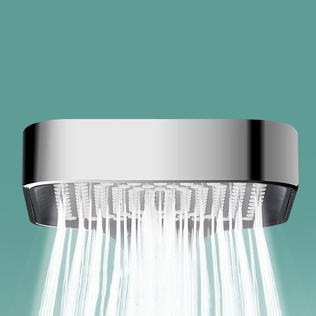 BowLift | Rectangular Print Shower Head 4-Adjustable Water Flow Hand Shower