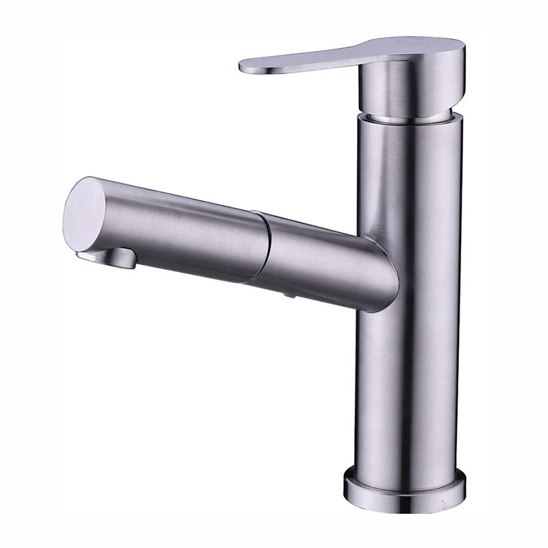 BowLift | Pull-out Faucet Contemporary Single Lever Faucet with Swivel Spout