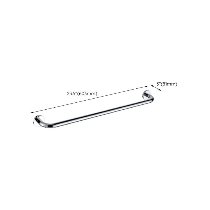 BowLift | Contemporary bathroom accessory set made of aluminum with towel holder/bath shelf