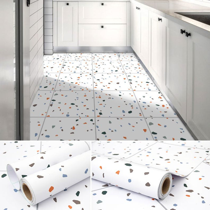 BowLift | Modern PVC Floor Geometric Pattern Peel and Stick Vinyl Plank Floor