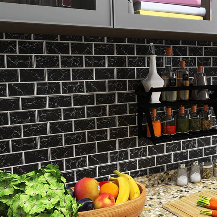 BowLift | Peel & Stick Subway Tiles Plastic Stain Resistant Peel & Stick Subway Tiles 5-Pack