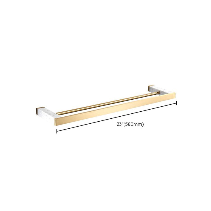 BowLift | Metal and Marble Bathroom Accessory Single or in Set in Gold