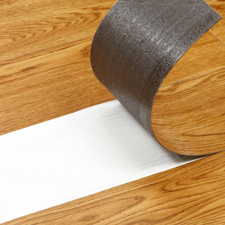 BowLift | PVC Flooring Peel and Stick Smooth Wood Look Rectangular Vinyl Floor