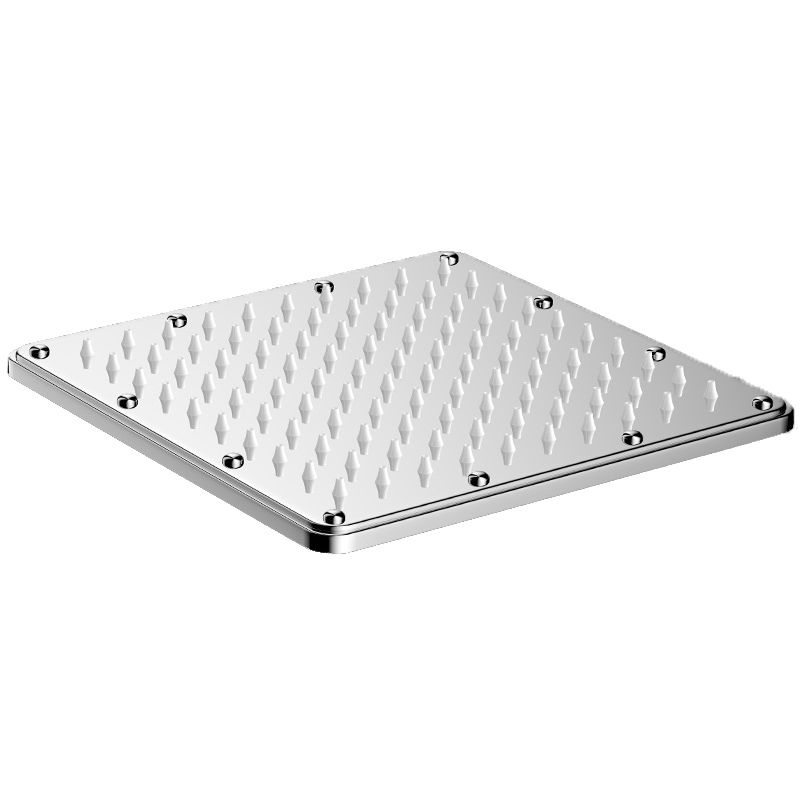 BowLift | Solid square showerhead Standard spray pattern Large showerhead