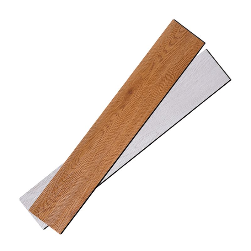 BowLift | PVC Flooring Peel and Stick Smooth Wood Look Rectangular Vinyl Floor