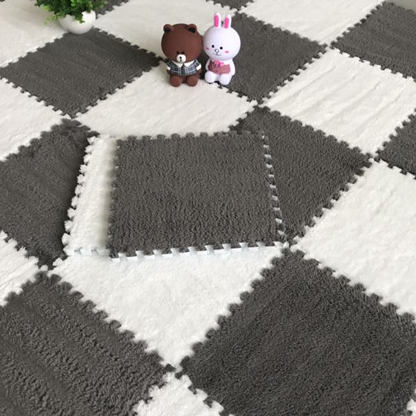 BowLift | Color-fade-resistant carpet tile Solid color interlocking carpet tile