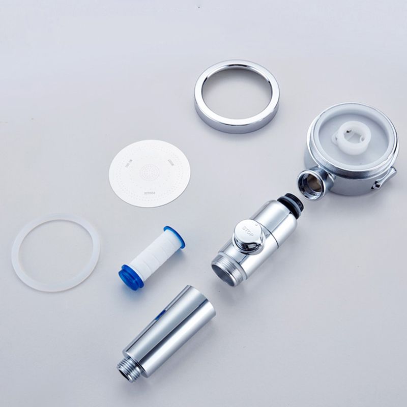 BowLift | Modern Shower Head Adjustable Spray Pattern Rotatable Round Hand Shower