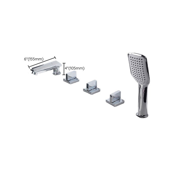 BowLift | Contemporary Style Bathroom Faucet Metal Deck Mounted Bathroom Faucet