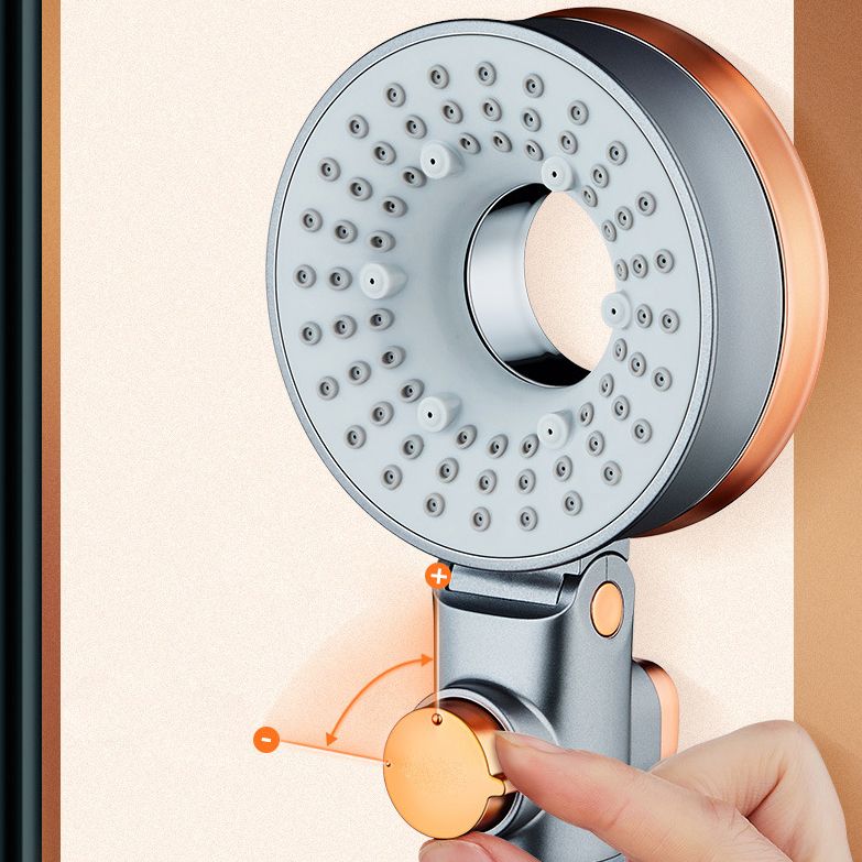 BowLift | Reversible round shower head 3 spray modes adjustable water flow hand shower