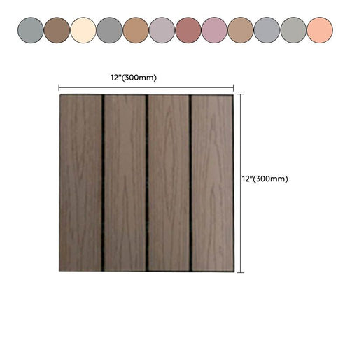 BowLift | Classic square terrace tiles solid color composite tiles for outdoor use