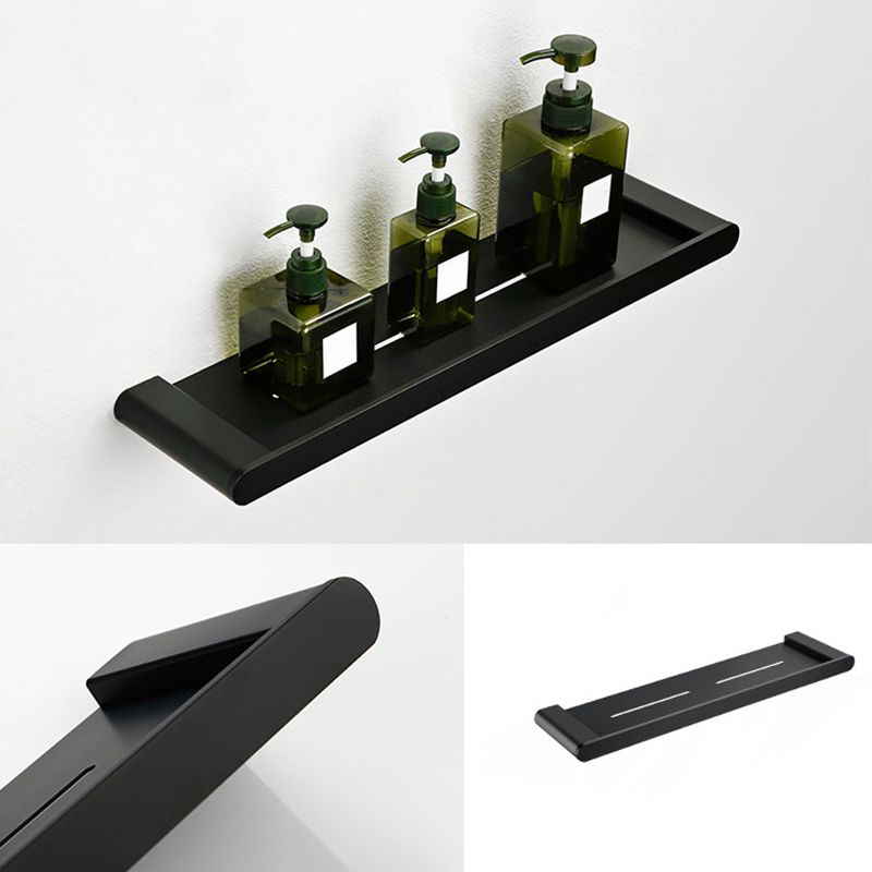 BowLift | Contemporary bathroom accessory single piece or in set made of black metal