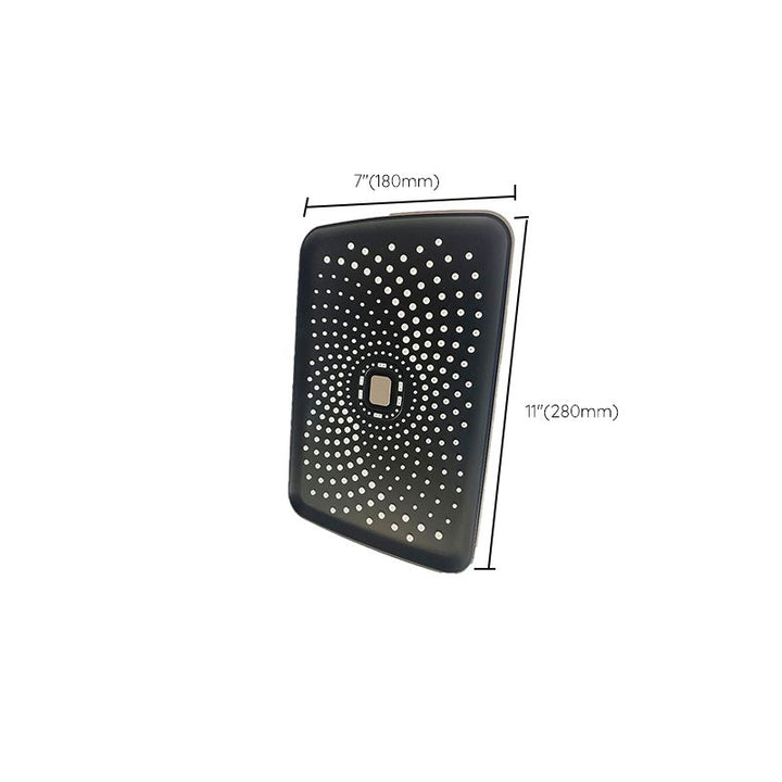 BowLift | Black Large Shower Head Standard Spray Pattern with Hand Shower