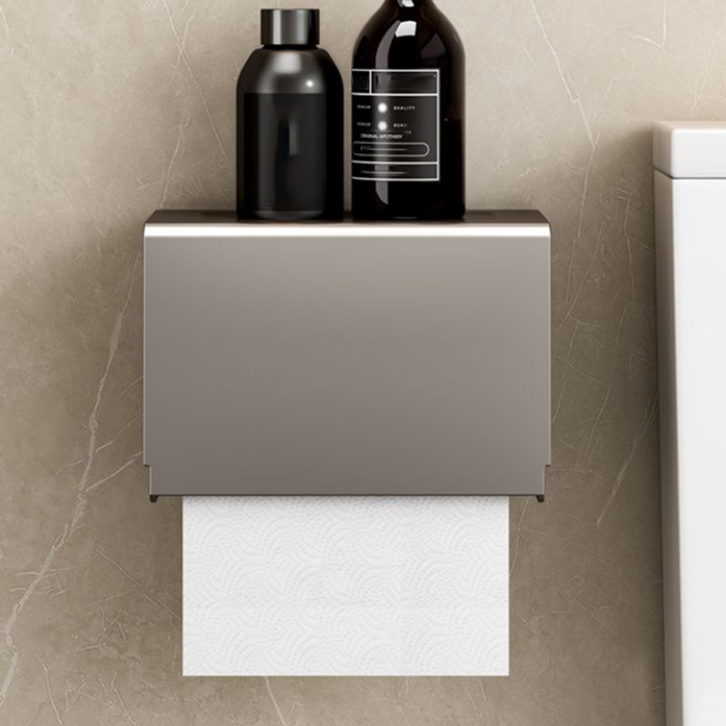 BowLift | Modern Gray Bathroom Set Paper Holder Bathroom Shelf Bathroom Hardware Set