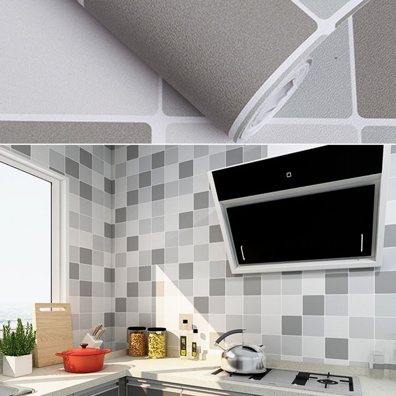BowLift | Modern Peel and Stick Tiles PVC Square Wallpaper for Kitchen and Bathroom Splashback