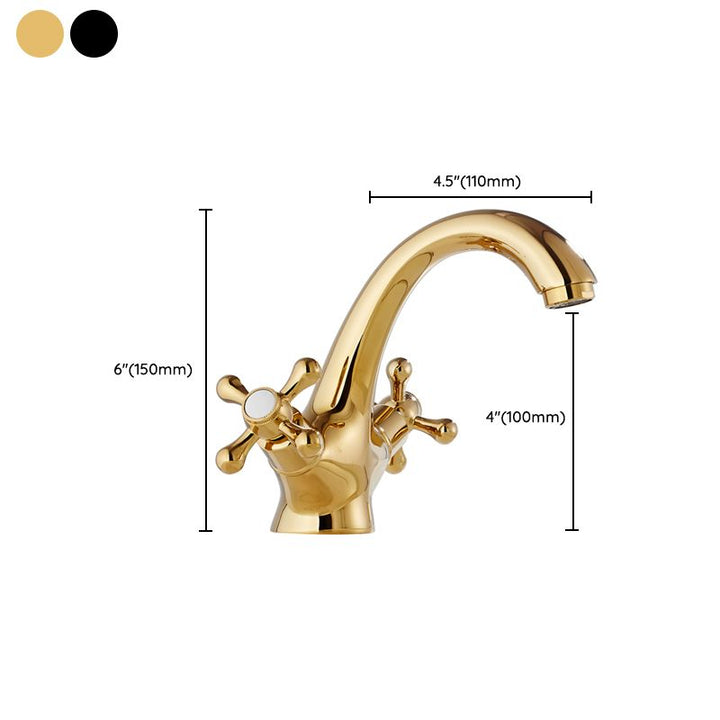 BowLift | Vintage Wide Spread Bathroom Faucet Industrial Lever Sink Faucet