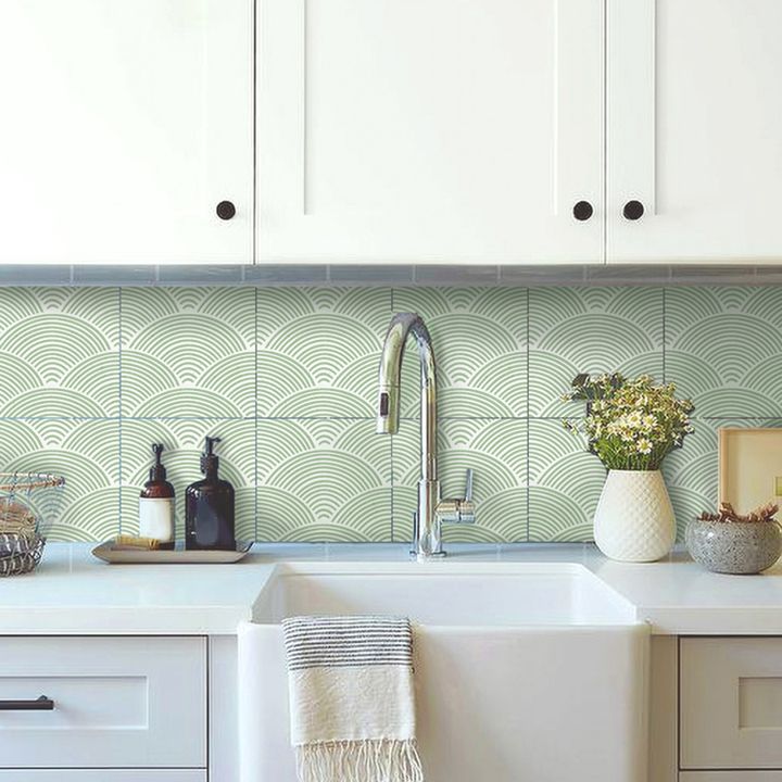 BowLift | Modern Mosaic Tile Peel and Stick Tile Pvc Kitchen Backsplash Peel and Stick Wall Tile