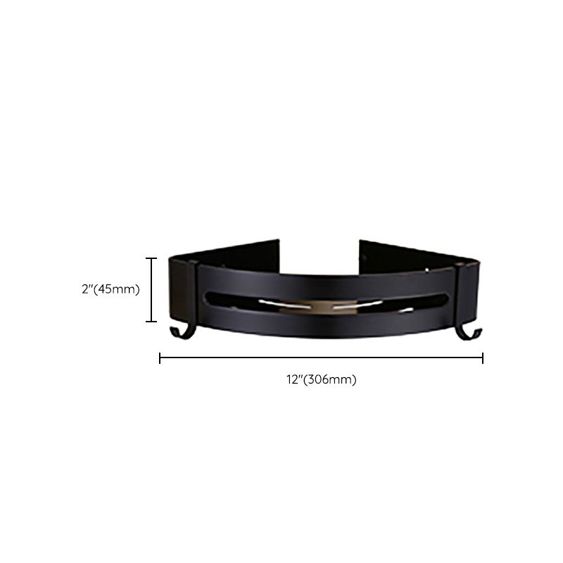 BowLift | Contemporary Bathroom Accessory Set Black Surface Bathrobe Hook/Towel Ring Bar