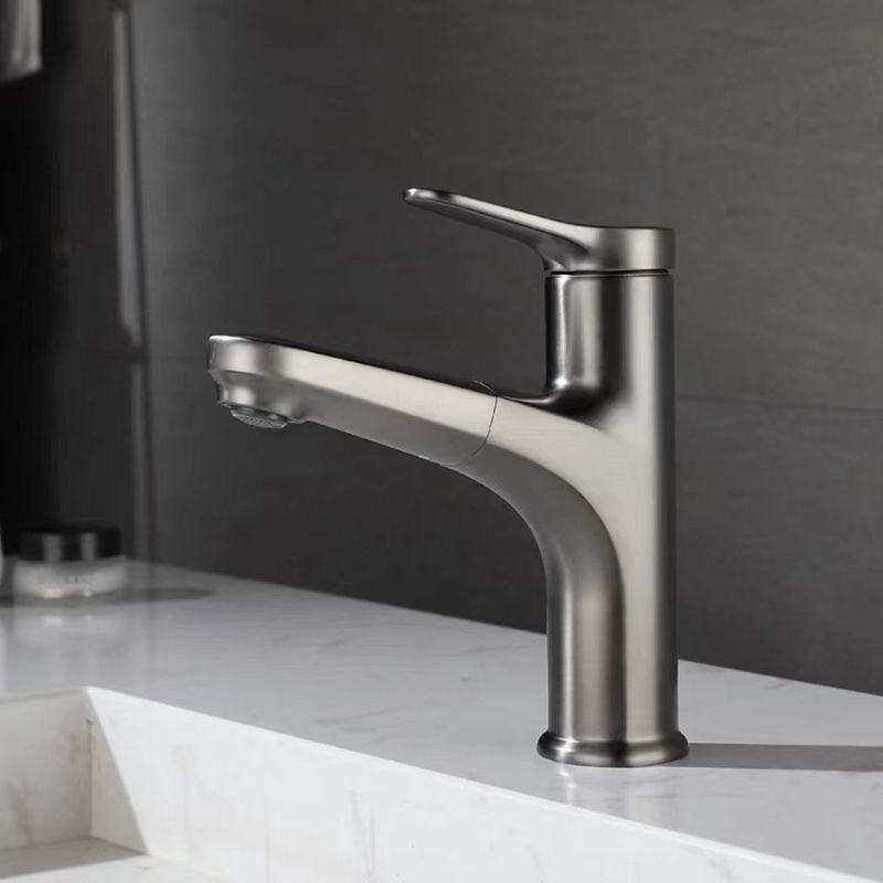 BowLift | Modern Style Extendable Ship Faucet Copper Single Handle Sink Faucet for the Bathroom