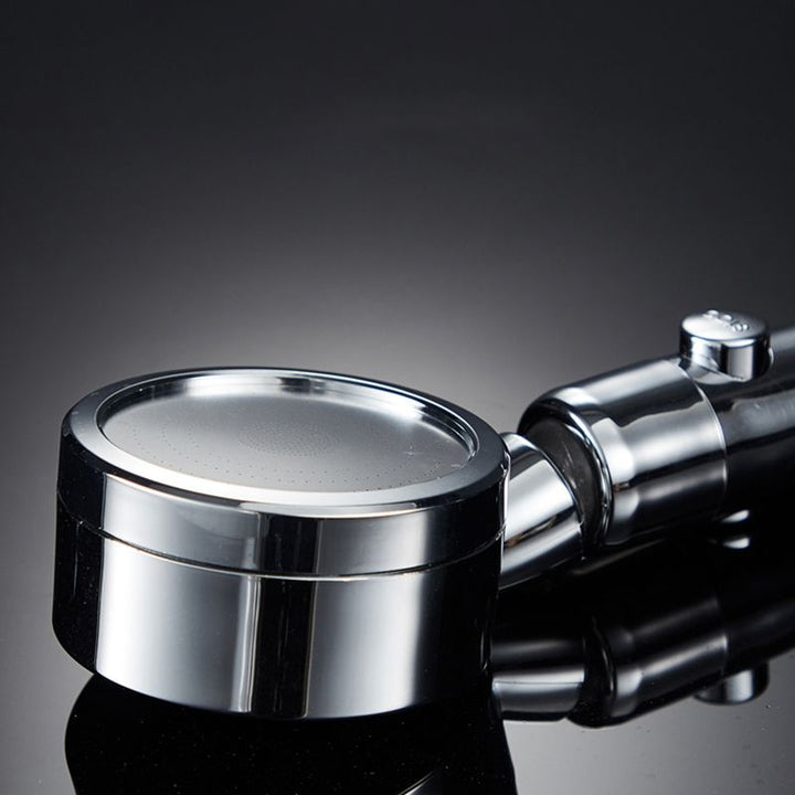 BowLift | Contemporary 3 Jet Shower Head Adjustable Spray Pattern Rotatable Handheld Shower
