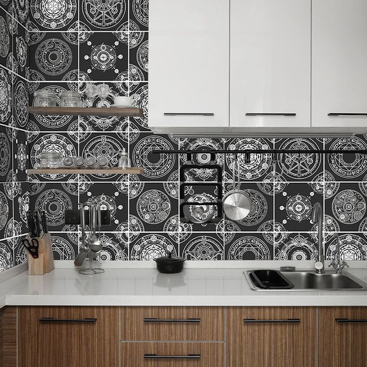 BowLift | Spanish Pattern Single Tile Mold Resistant Peel & Stick Tile for Splashback