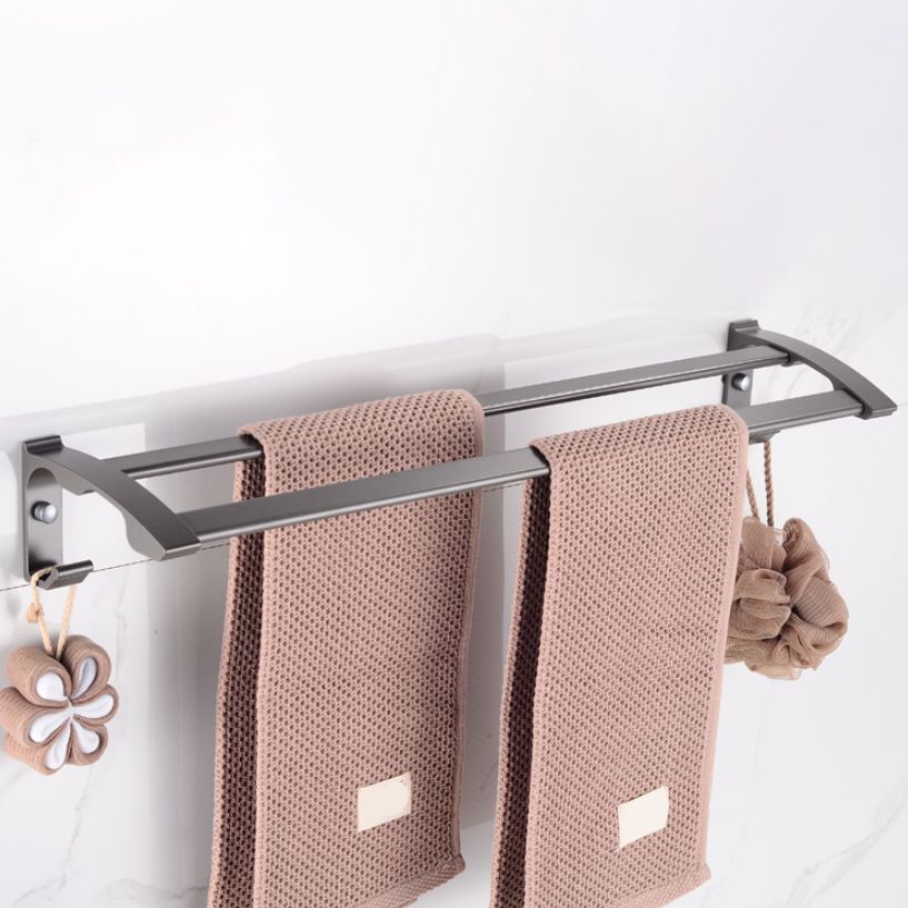 BowLift | Modern 5-piece bathroom accessory set with triangular bath shelf