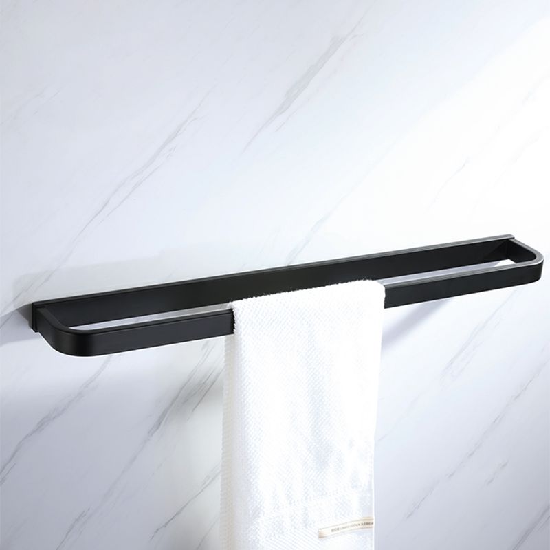 BowLift | Modern Bathroom Hardware Set Bathroom Shelf Towel Bar Black Bathroom Hardware Set